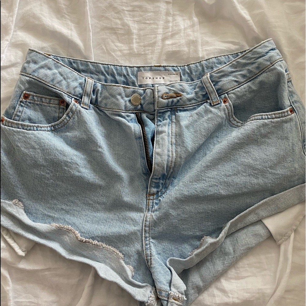 topshop denim shorts